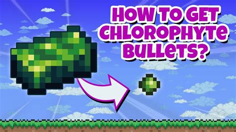 chlorophyte bullets|where to buy bullets terraria.